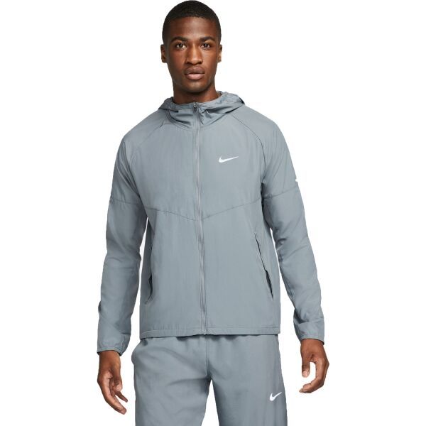 Nike Nike RPL MILER JKT M Мъжко яке за бягане, сиво, размер