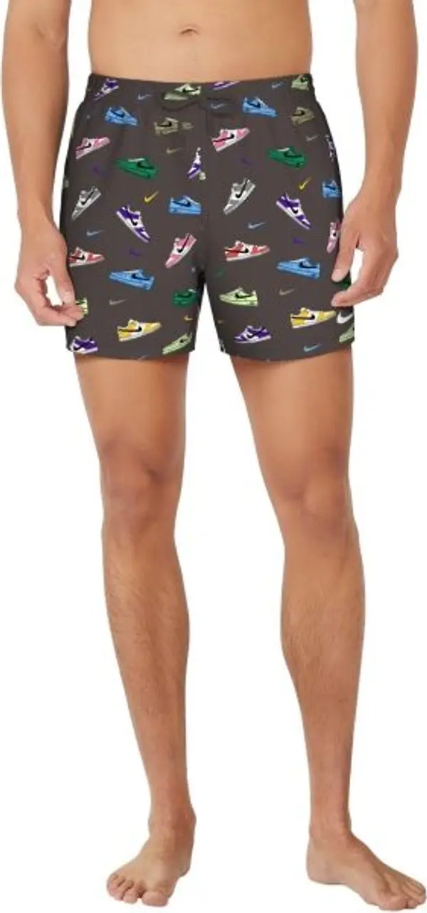 Nike Nike SPLIT 5 Мъжки шорти за плуване, кафяво, размер