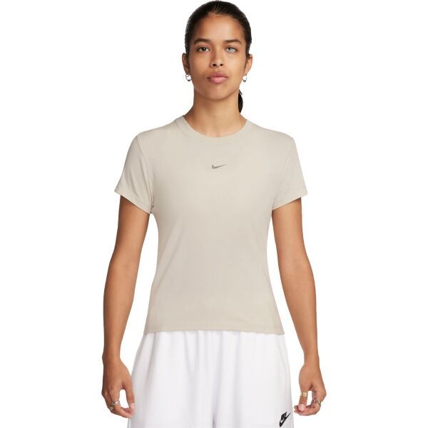 Nike Nike SPORTSWEAR CHILL KNIT Дамска тениска, бежово, размер