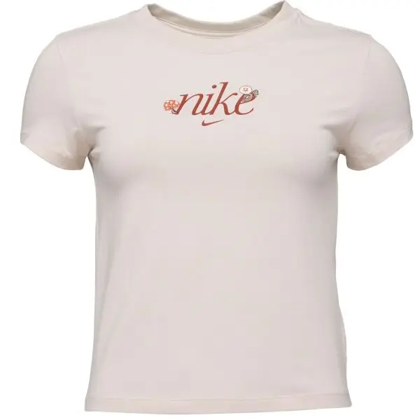 Nike Nike SPORTSWEAR CHILL KNIT Дамска тениска, бежово, размер