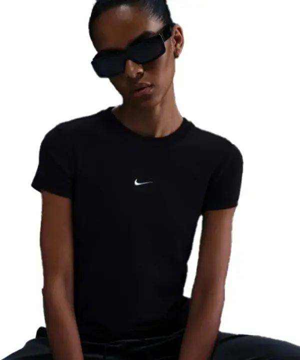 Nike Nike SPORTSWEAR CHILL KNIT Дамска тениска, черно, размер