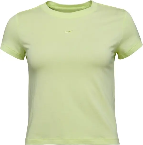 Nike Nike SPORTSWEAR CHILL KNIT Дамска тениска, светло-зелено, размер