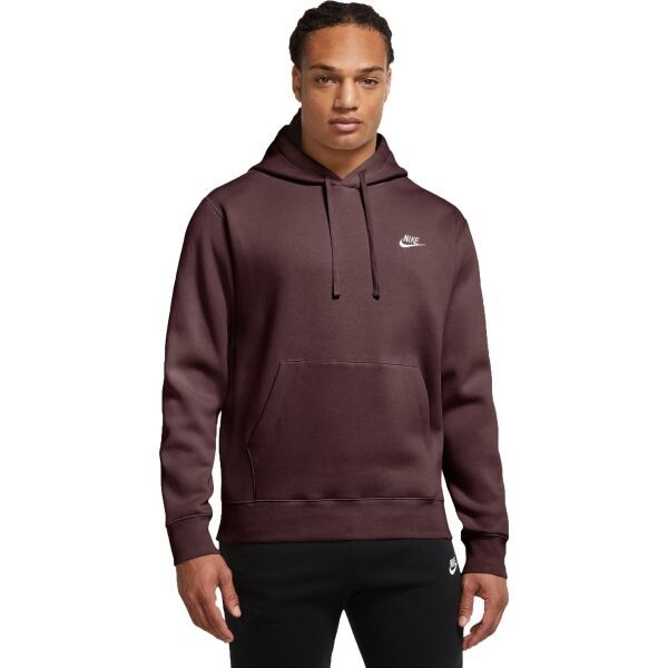Nike Nike SPORTSWEAR CLUB FLEECE Мъжки суитшърт, винен, размер