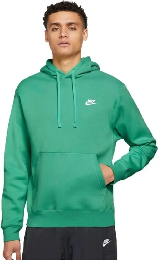 Nike Nike SPORTSWEAR CLUB FLEECE Мъжки суитшърт, зелено, размер XXL