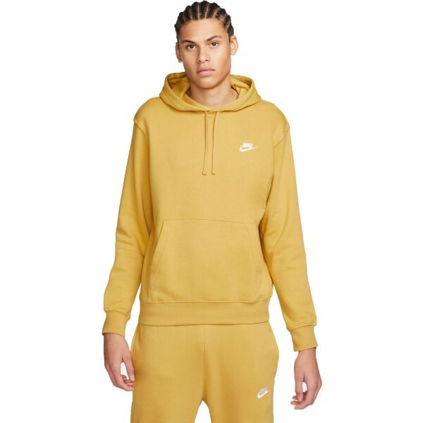 Nike Nike SPORTSWEAR CLUB FLEECE Мъжки суитшърт, жълто, размер