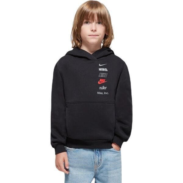 Nike Nike SPORTSWEAR CLUB FLEECE Суитшърт за момчета, черно, размер