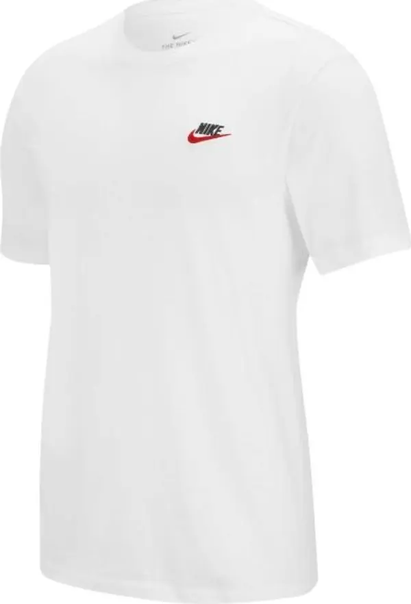 Nike Nike SPORTSWEAR CLUB Мъжки тениска, бяло, размер