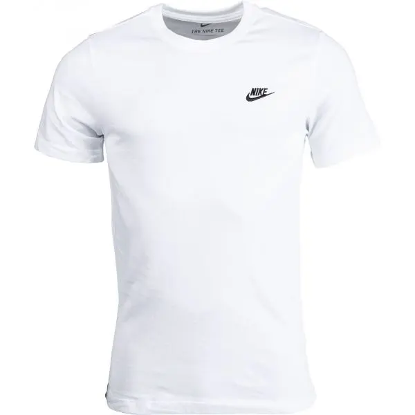 Nike Nike SPORTSWEAR CLUB Мъжки тениска, бяло, размер