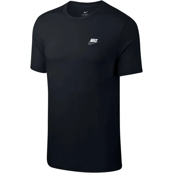 Nike Nike SPORTSWEAR CLUB Мъжки тениска, черно, размер