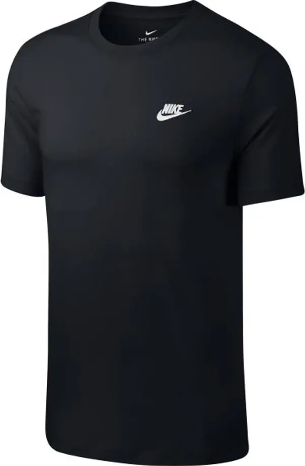 Nike Nike SPORTSWEAR CLUB Мъжки тениска, черно, размер
