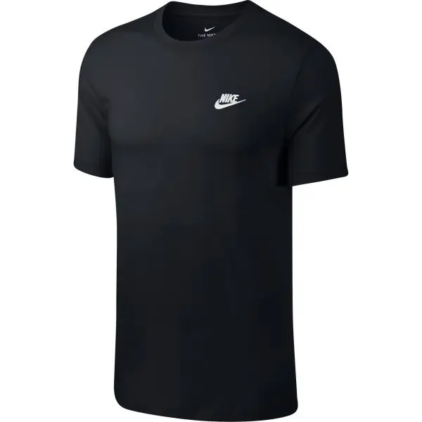 Nike Nike SPORTSWEAR CLUB Мъжки тениска, черно, размер