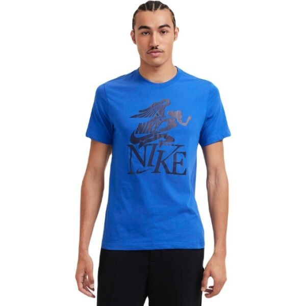 Nike Nike SPORTSWEAR CLUB TEE Мъжка тениска, синьо, размер