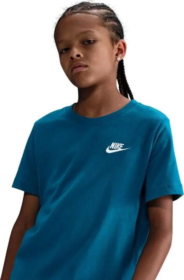 Nike Nike SPORTSWEAR Детска тениска, синьо, размер