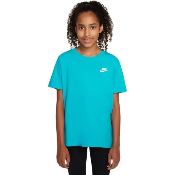 Nike Nike SPORTSWEAR Детска тениска, тюркоазено, размер