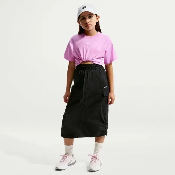 Nike Nike SPORTSWEAR Момичешка тениска, розово, размер