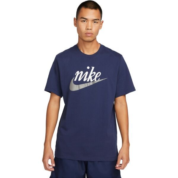 Nike Nike SPORTSWEAR Мъжка тениска, тъмносин, размер