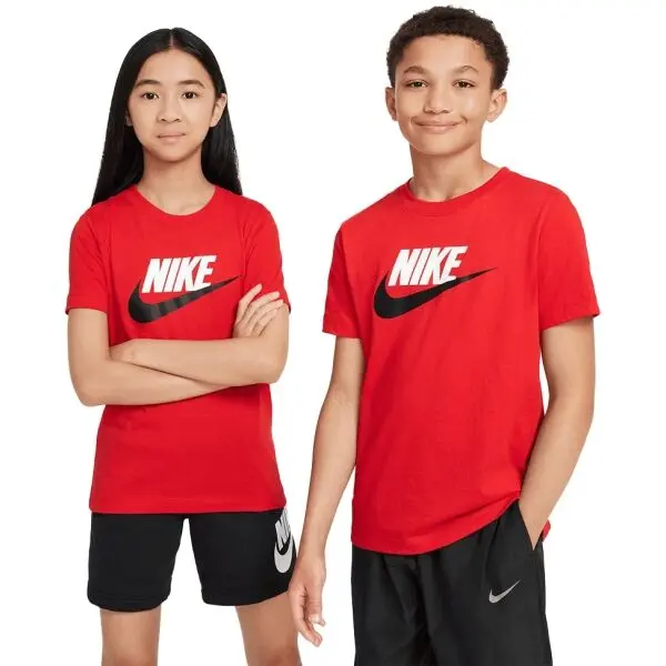 Nike Nike SPORTSWEAR TEE FUTURA Детска тениска, червено, размер