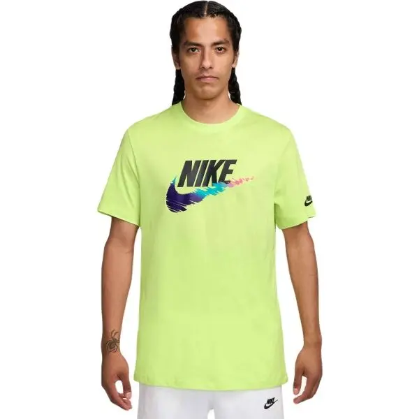Nike Nike SPORTSWEAR TEE Мъжка тениска, светло-зелено, размер XXL