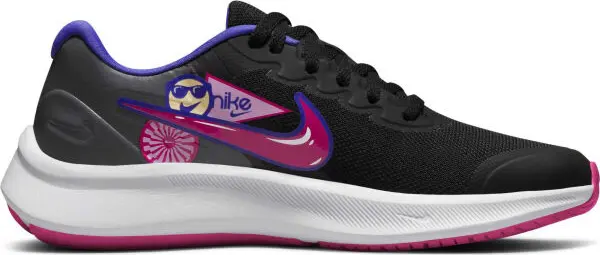 Nike Nike STAR RUNNER 3 Детски спортни обувки, черно, размер 40