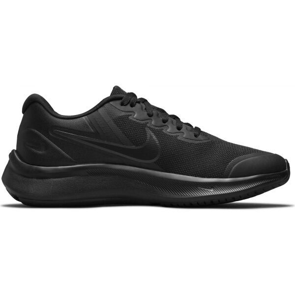 Nike Nike STAR RUNNER 3 GS Детски спортни обувки, черно, размер 35.5