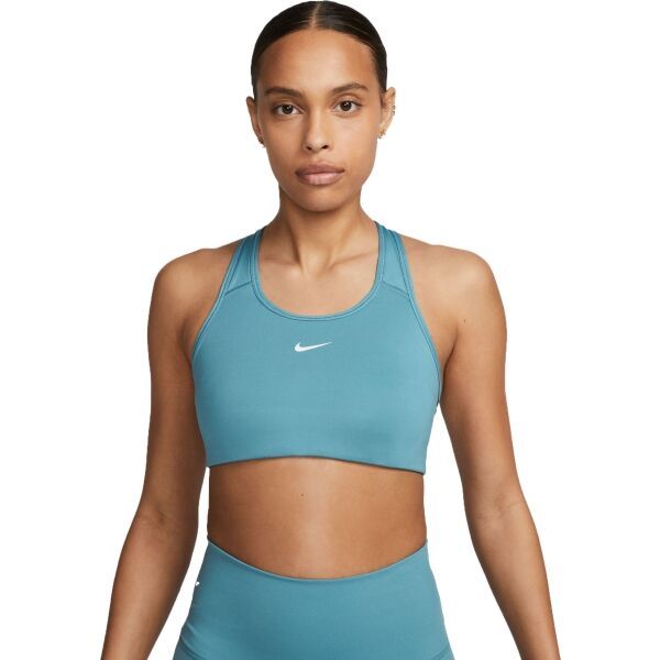 Nike Nike SWOOSH BRA PAD Дамско  спортно бюстие, светлосиньо, размер