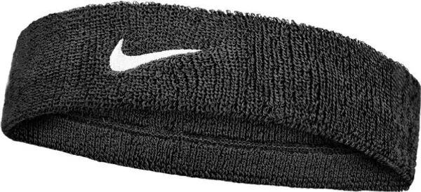 Nike Nike SWOOSH CLASSIC HEADBAND Спортна лента за глава, черно, размер