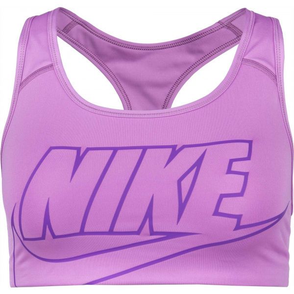 Nike Nike SWOOSH FUTURA BRA Дамско спортно бюстие, лилаво, размер