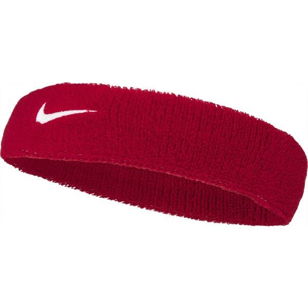 Nike Nike SWOOSH HEADBAND Лента за глава, червено, размер