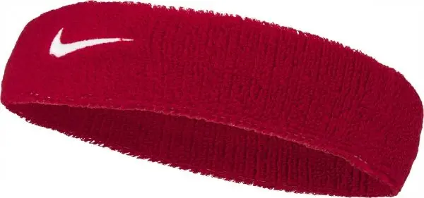 Nike Nike SWOOSH HEADBAND Лента за глава, червено, размер UNI