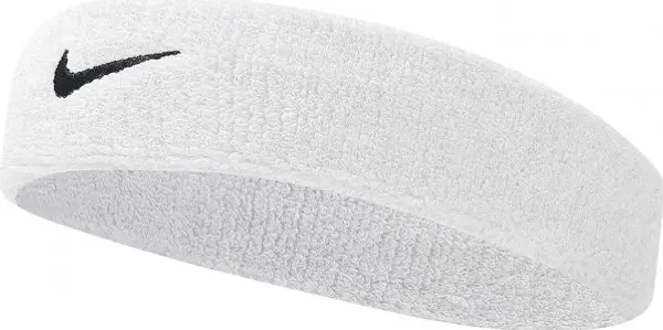 Nike Nike SWOOSH HEADBAND SWOOSH HEADBAND - Лента за глава, бяло, размер UNI