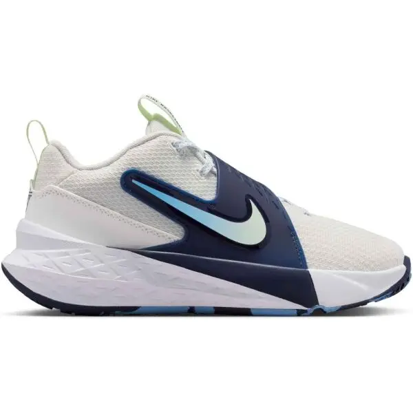 Nike Nike TEAM HUSTLE D 12 Детски баскетболни обувки, бяло, размер 35.5