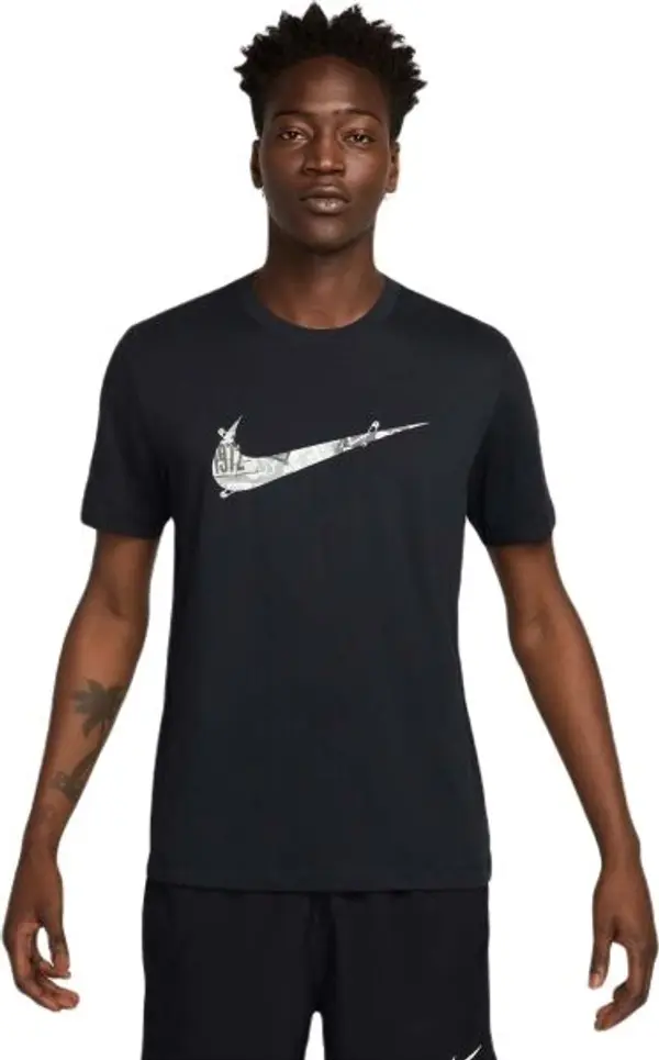 Nike Nike TEE RUN ENERGY SP25 Мъжка тениска за бягане, черно, размер