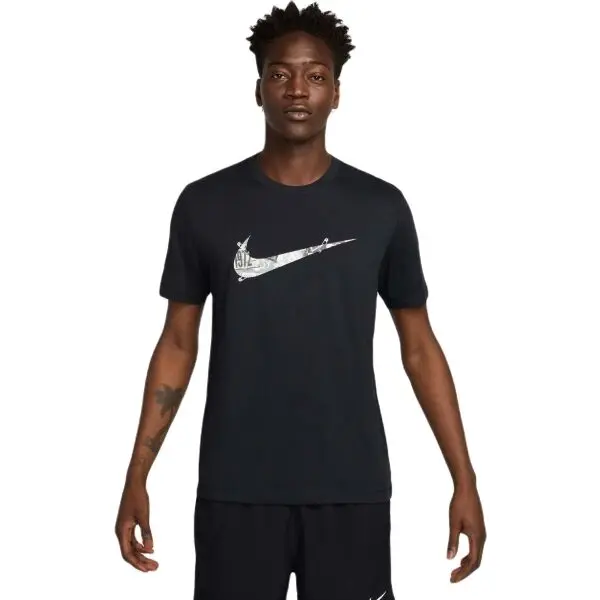 Nike Nike TEE RUN ENERGY SP25 Мъжка тениска за бягане, черно, размер