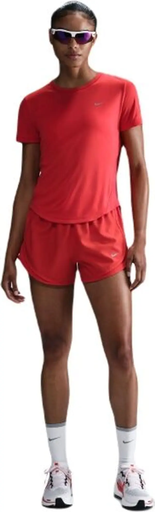 Nike Nike TEMPO Дамската тениска за бягане, червено, размер