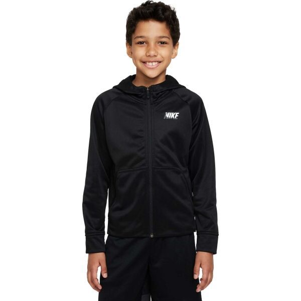 Nike Nike TF HOODIE FZ GFX 1 Суитшърт за момчета, черно, размер