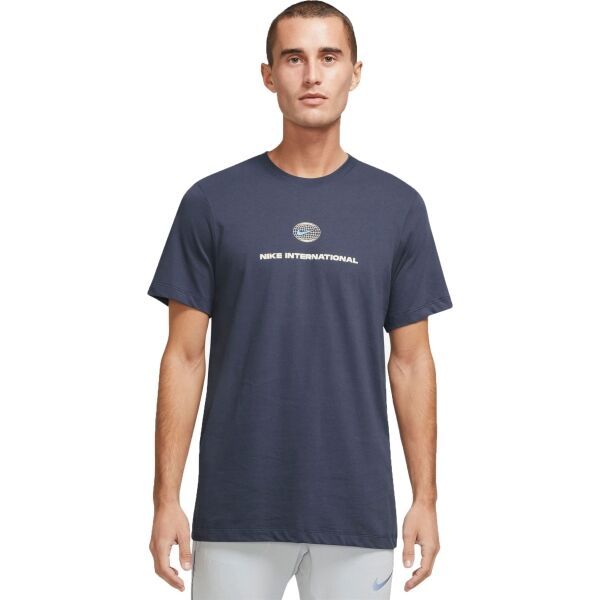 Nike Nike U NK DF TEE RUN DIVISION SU22 Мъжка тениска, тъмносин, размер