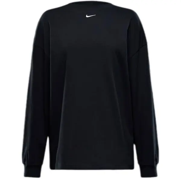 Nike Nike W SPORTSWEAR ESSENTIAL OS LS TEE Дамска тениска, черно, размер