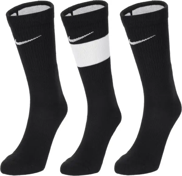 Nike Nike Y NK ELITE CREW 3PR Детски чорапи, черно, размер