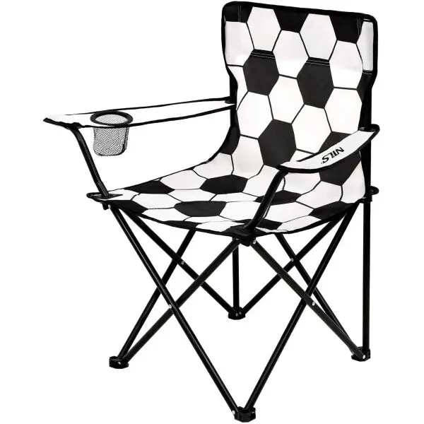 NILS CAMP NILS CAMP NC3303 Сгъваем стол, черно, размер