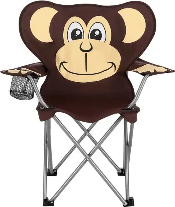 NILS NILS NC3029 Детски сгъваем стол, кафяво, размер