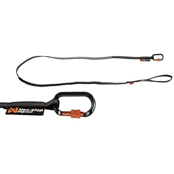 NON-STOP DOGWEAR NON-STOP DOGWEAR TOURING BUNGEE LEASH 13 MM Повод с амортисьор, черно, размер 200