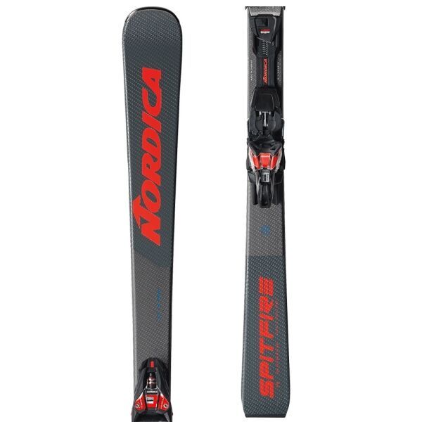 Nordica Nordica SPITFIRE DC 74 PRO + FDT XCELL 12 GW Ски за спускане, тъмносиво, размер