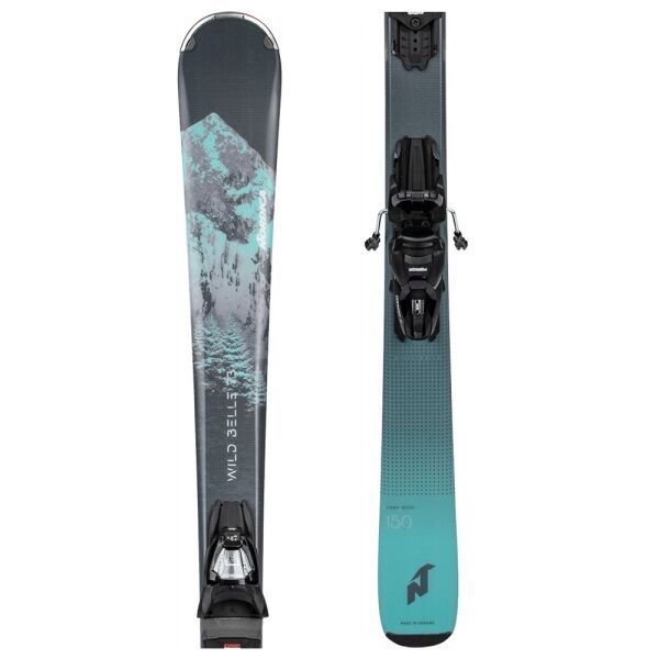 Nordica Nordica WILD BELLE 73 SP + TLT 10 COMP Дамски ски за спускания, черно, размер