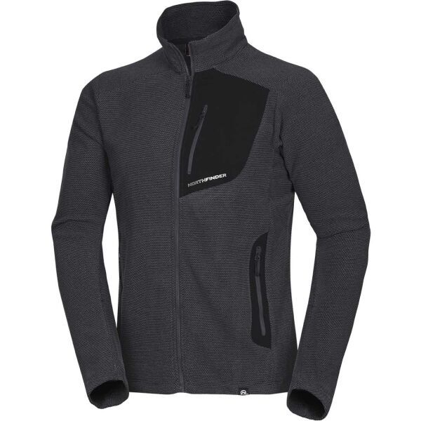 Northfinder Northfinder BOB Мъжки суитшърт от флийс, тъмносиво, размер