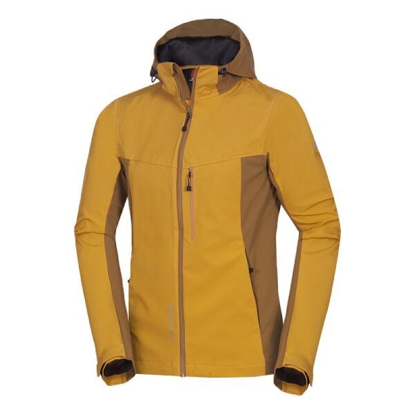 Northfinder Northfinder BRENSSON Мъжко яке от софтшел, жълто, размер