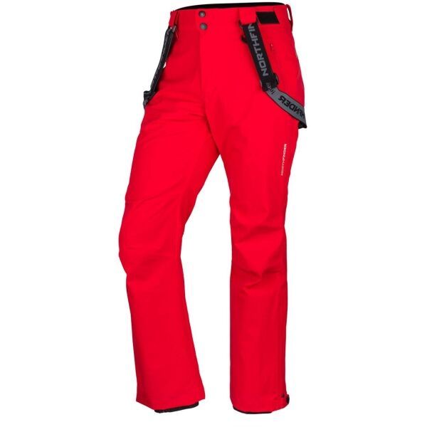 Northfinder Northfinder BRIAR Мъжки панталони за ски, червено, размер