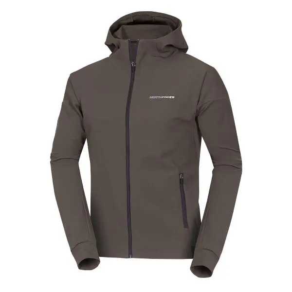 Northfinder Northfinder CHEDOMIR Мъжки спортен суитшърт, khaki, размер