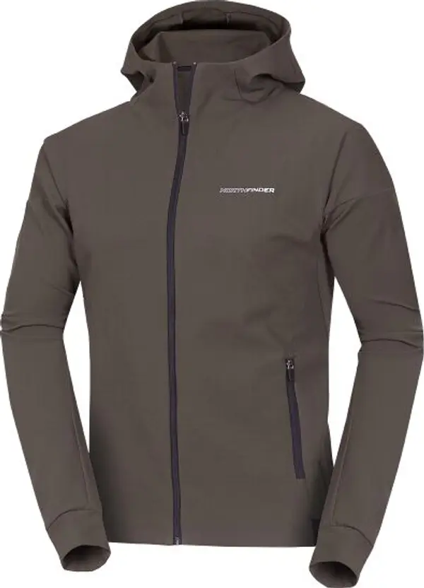 Northfinder Northfinder CHEDOMIR Мъжки спортен суитшърт, khaki, размер