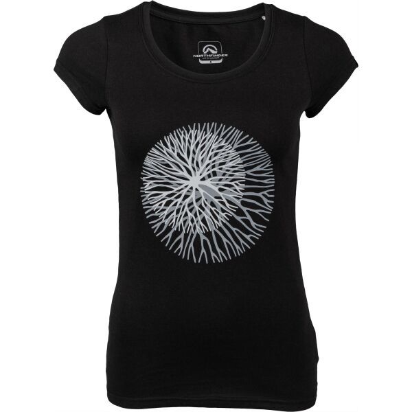 Northfinder Northfinder DANDELION Дамска тениска, черно, размер
