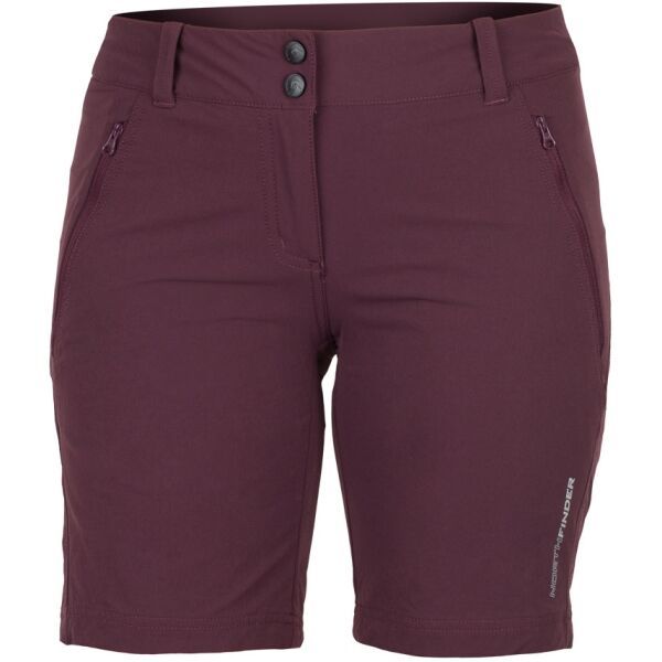 Northfinder Northfinder GLENDA Дамски къси шорти, винен, размер